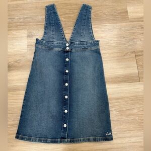 Levi's Girls Size 12 Blue Denim V-Neck Dress